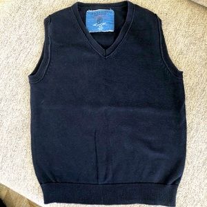 Zara Knitwear no sleeve navy sweater size 4-5 yrs